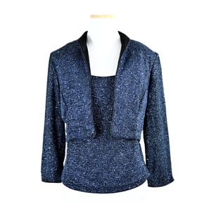 R&K EVENING 2pc Top & Jacket Combo